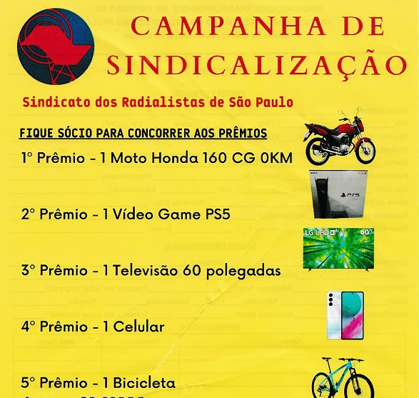 Entrega de Prêmio da Campanha de Sindicalização