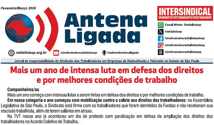 Jornal Antena Ligada – Edição Fevereiro-Março 2026