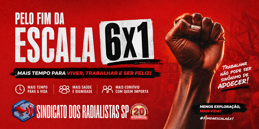 PELO FIM DA ESCALA 6 X 1