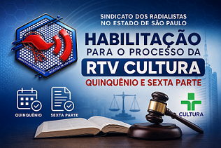 Habilitação para o Processo da RTV Cultura – Quinquênio e Sexta Parte